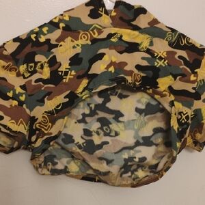 Kids Camo Tee with Yellow Highlights